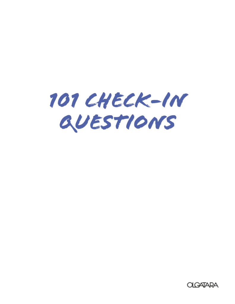 101 Check-In Questions to Open Meetings